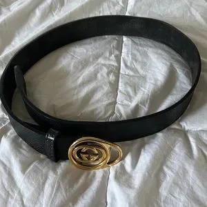 Authentic Gucci vintage belt with gold buckle no dust no box size 95 Gucci | Accessories | Authentic Gucci Vintage Belt With Gold  main image 2